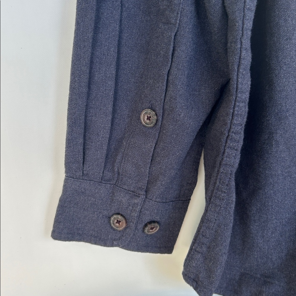 NWT Duluth Men's Free Swingin' Flannel Solid Long Sleeve Shirt - Picture 11 of 14
